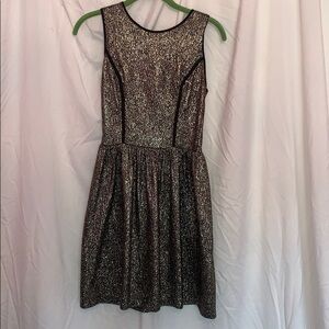 Design Lab Gold Sparkle Dress